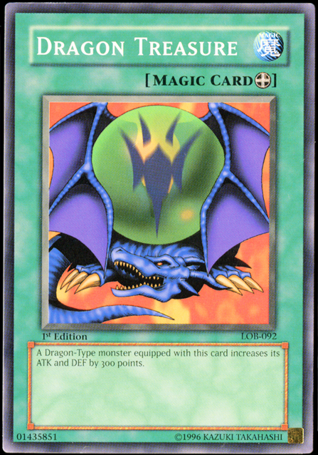 Dragon Treasure [LOB-092] Common | Pegasus Games WI