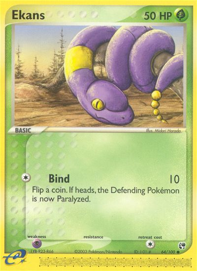 Ekans (64/100) [EX: Sandstorm] | Pegasus Games WI