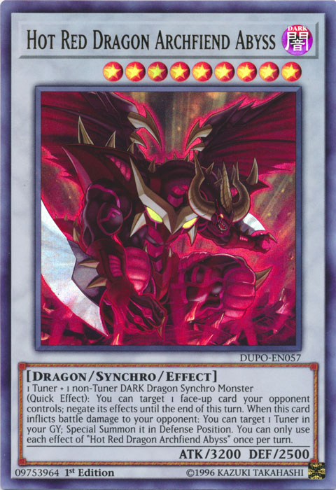 Hot Red Dragon Archfiend Abyss [DUPO-EN057] Ultra Rare | Pegasus Games WI