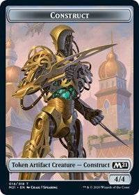 Construct // Soldier Double-Sided Token [Core Set 2021 Tokens] | Pegasus Games WI