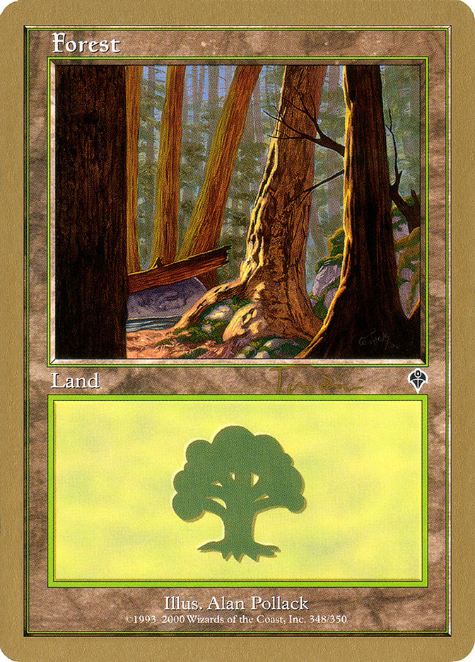 Forest (jt348a) (Jan Tomcani) [World Championship Decks 2001] | Pegasus Games WI