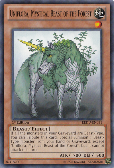 Uniflora, Mystical Beast of the Forest [REDU-EN031] Common | Pegasus Games WI