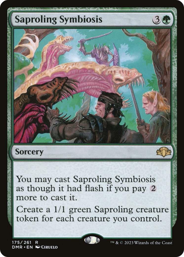 Saproling Symbiosis [Dominaria Remastered] | Pegasus Games WI