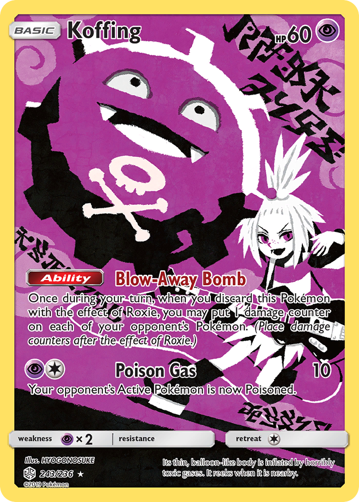 Koffing (243/236) [Sun & Moon: Cosmic Eclipse] | Pegasus Games WI