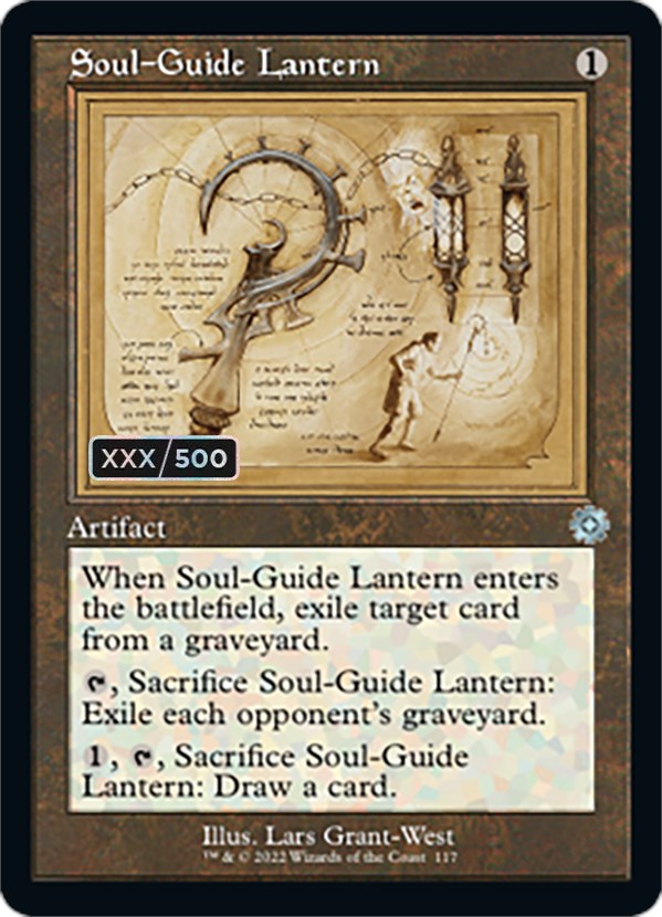 Soul-Guide Lantern (Retro Schematic) (Serialized) [The Brothers' War Retro Artifacts] | Pegasus Games WI