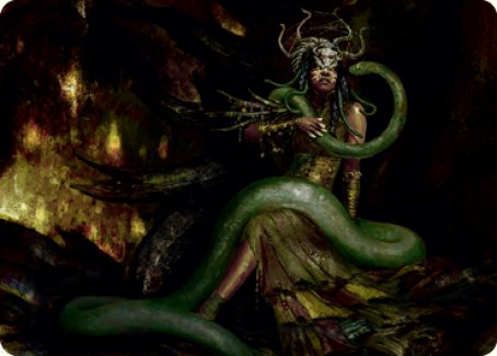 Saryth, the Viper's Fang Art Card [Innistrad: Midnight Hunt Art Series] | Pegasus Games WI