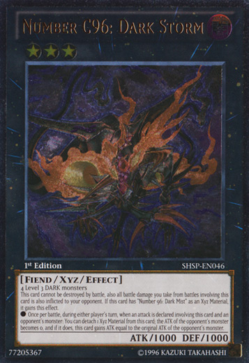 Number C96: Dark Storm (UTR) [SHSP-EN046] Ultimate Rare | Pegasus Games WI