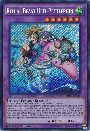 Ritual Beast Ulti-Pettlephin [THSF-EN029] Secret Rare | Pegasus Games WI