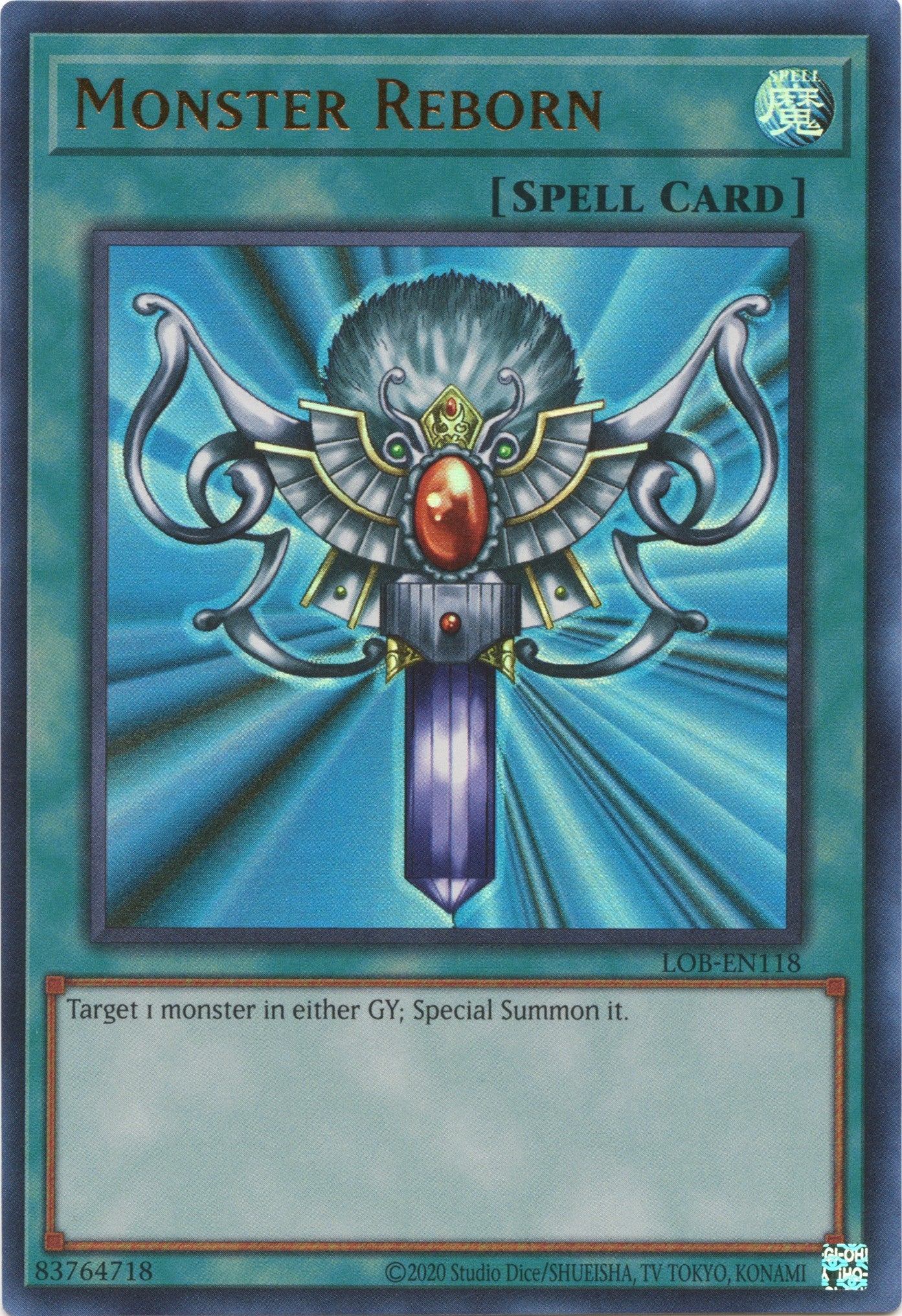 Monster Reborn (25th Anniversary) [LOB-EN118] Ultra Rare | Pegasus Games WI
