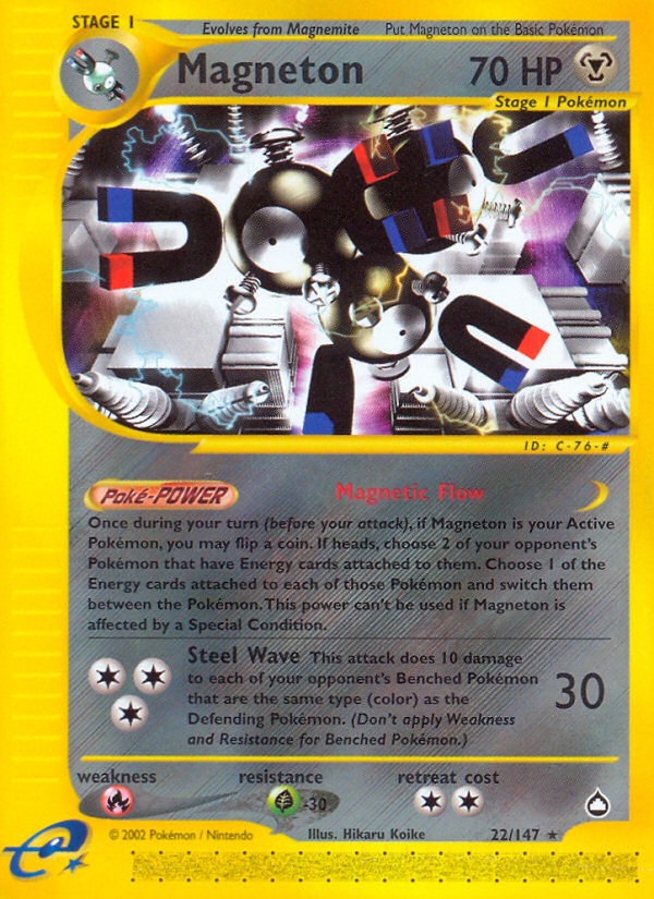 Magneton (22/147) [Aquapolis] | Pegasus Games WI