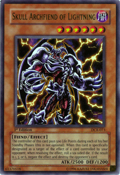 Skull Archfiend of Lightning [DCR-073] Ultra Rare | Pegasus Games WI