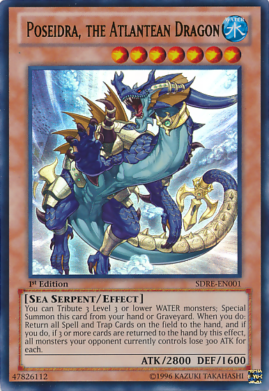 Poseidra, the Atlantean Dragon [SDRE-EN001] Ultra Rare | Pegasus Games WI