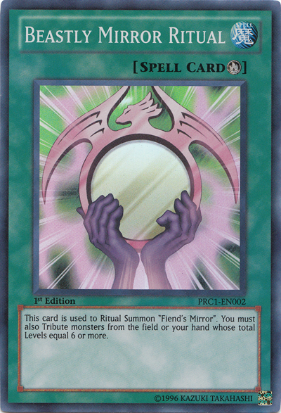 Beastly Mirror Ritual [PRC1-EN002] Super Rare | Pegasus Games WI