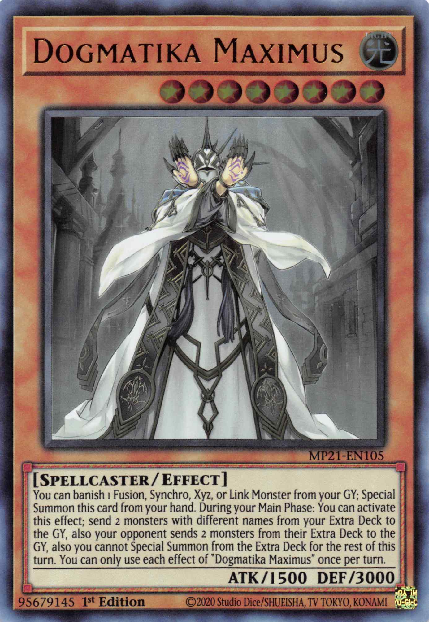 Dogmatika Maximus [MP21-EN105] Ultra Rare | Pegasus Games WI