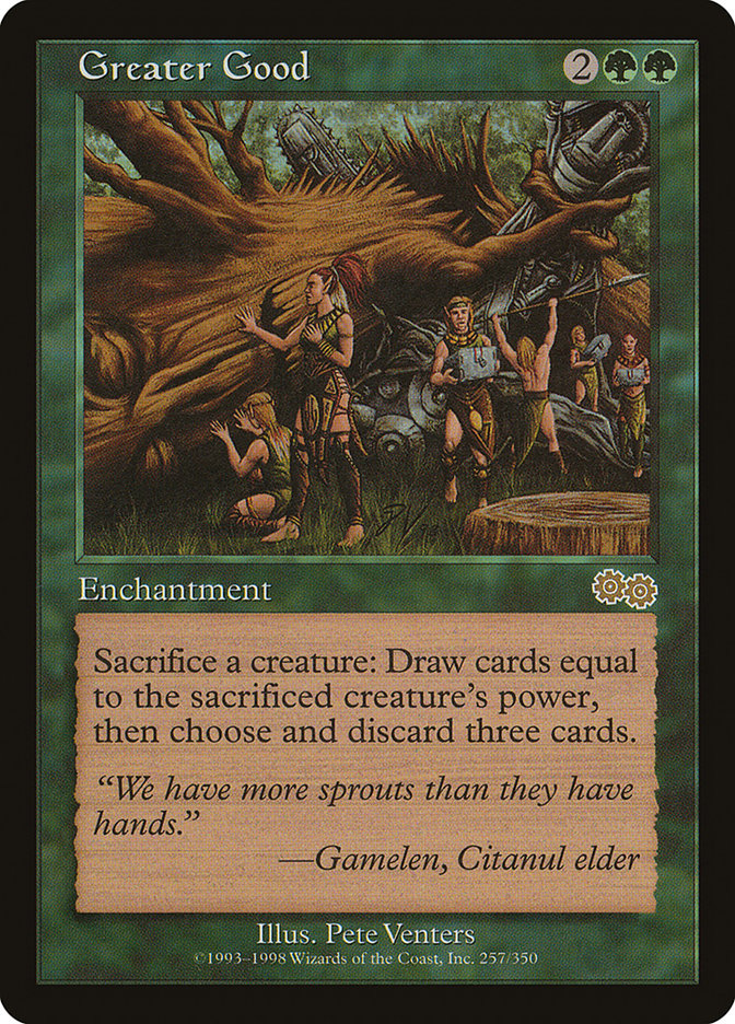Greater Good [Urza's Saga] | Pegasus Games WI