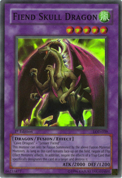 Fiend Skull Dragon [LOD-039] Super Rare | Pegasus Games WI