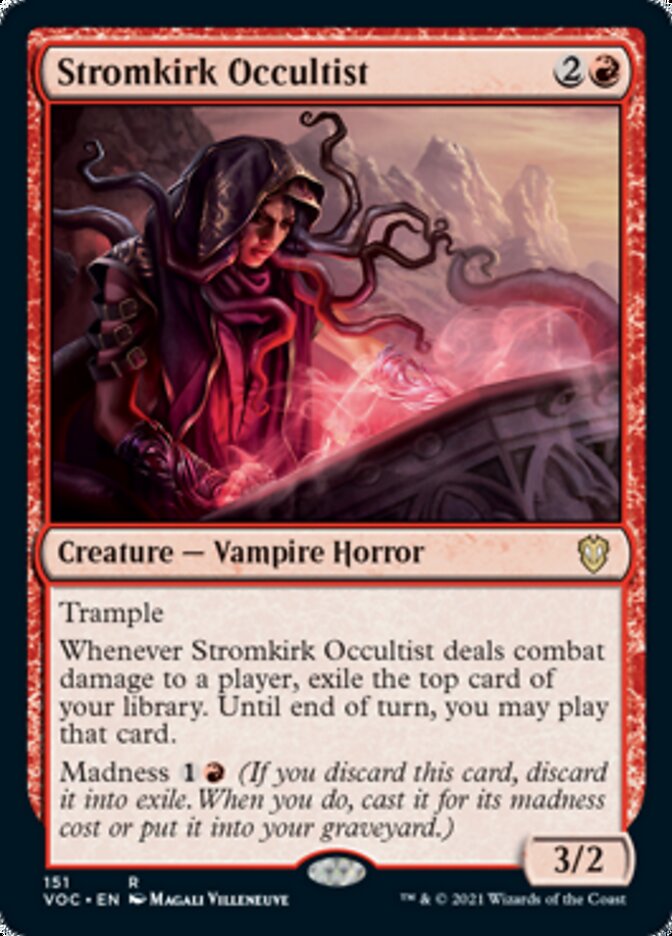 Stromkirk Occultist [Innistrad: Crimson Vow Commander] | Pegasus Games WI