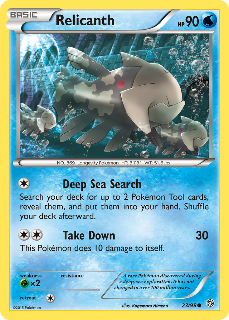 Relicanth (23/98) [XY: Ancient Origins] | Pegasus Games WI