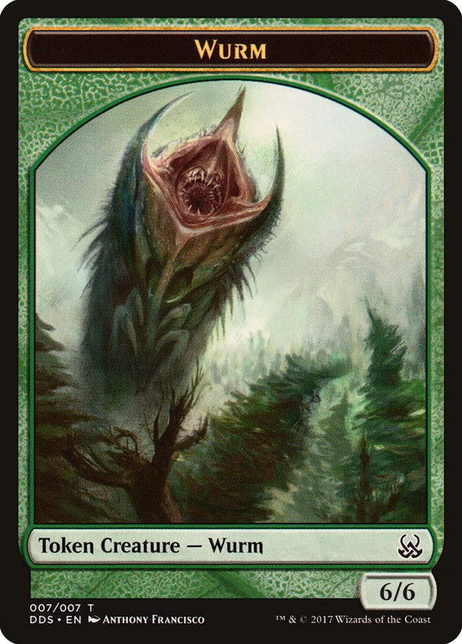 Wurm Token [Duel Decks: Mind vs. Might Tokens] | Pegasus Games WI