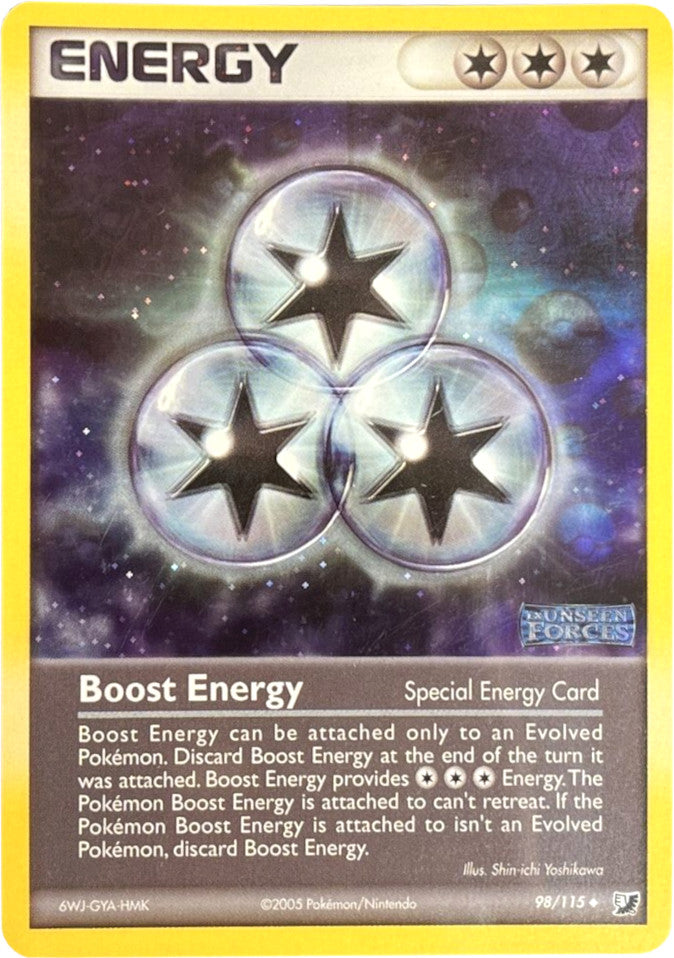 Boost Energy (98/115) (Stamped) [EX: Unseen Forces] | Pegasus Games WI