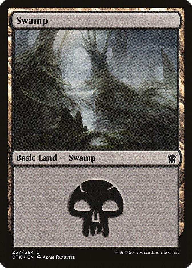 Swamp (257) [Dragons of Tarkir] | Pegasus Games WI