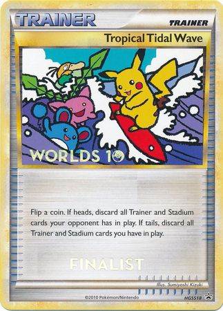 Tropical Tidal Wave (HGSS18) (Finalist) [HeartGold & SoulSilver: Black Star Promos] | Pegasus Games WI