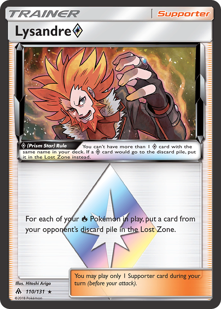Lysandre (110/131) (Prism Star) [Sun & Moon: Forbidden Light] | Pegasus Games WI
