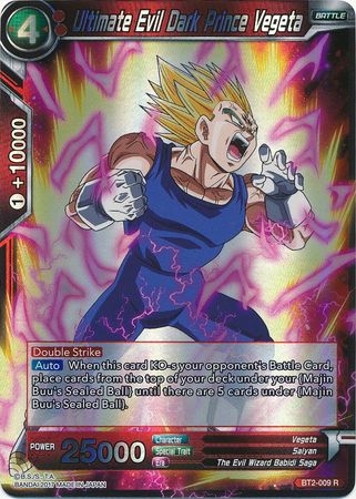 Ultimate Evil Dark Prince Vegeta [BT2-009] | Pegasus Games WI