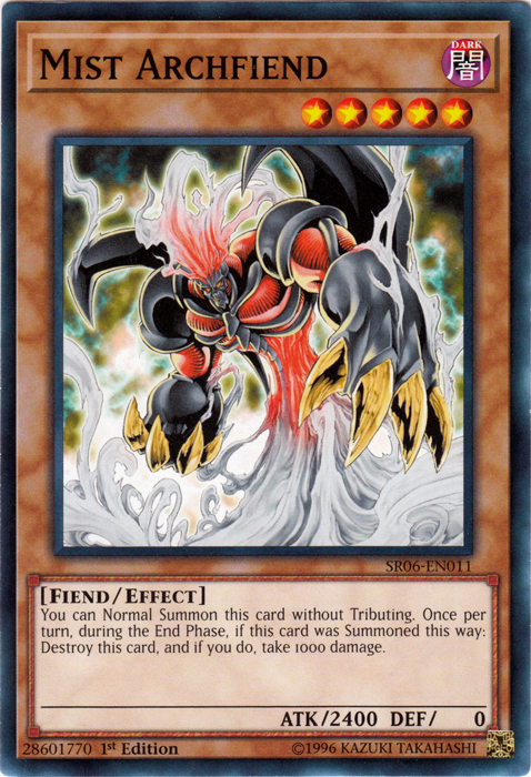 Mist Archfiend [SR06-EN011] Common | Pegasus Games WI