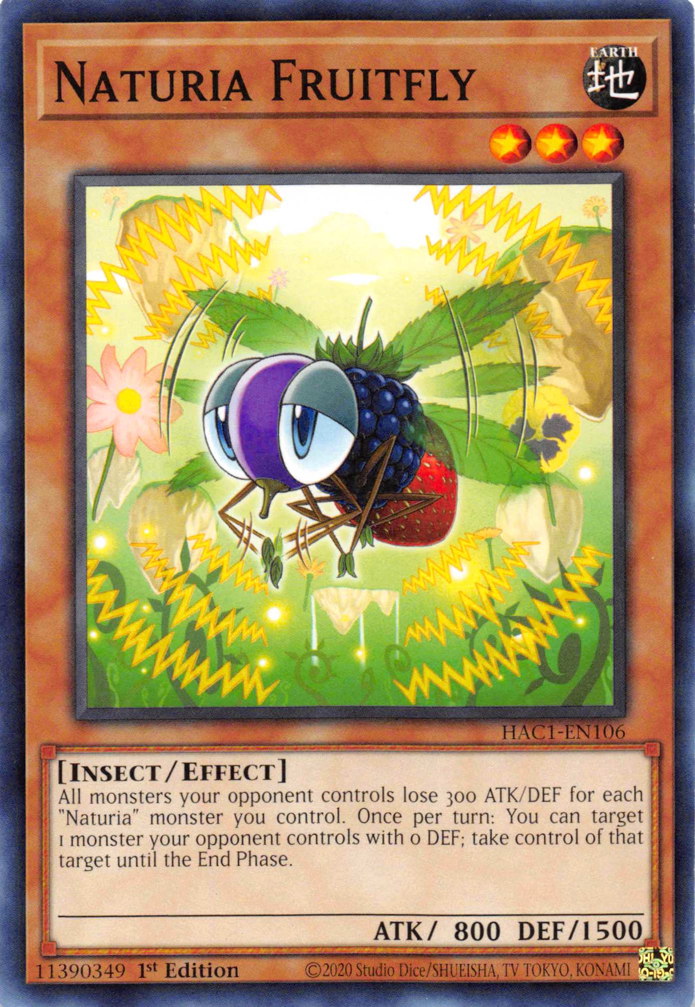 Naturia Fruitfly [HAC1-EN106] Common | Pegasus Games WI