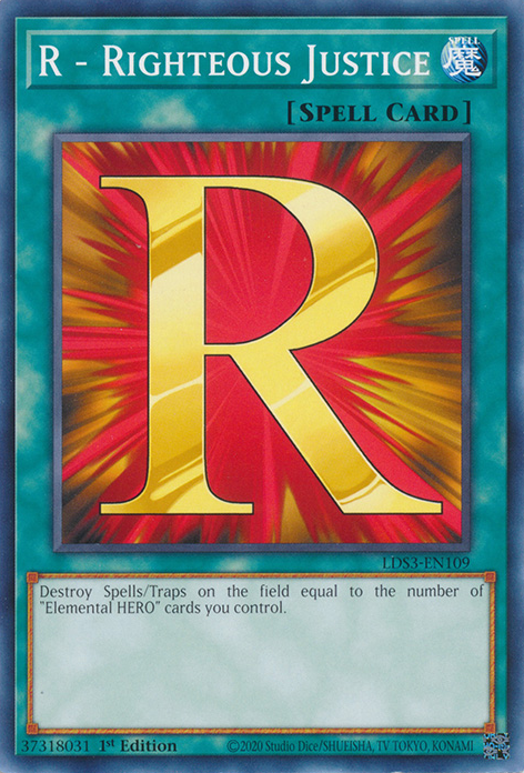 R - Righteous Justice [LDS3-EN109] Common | Pegasus Games WI