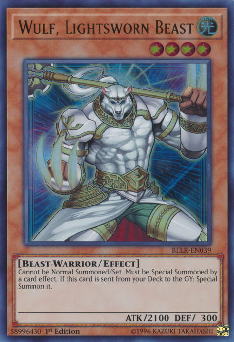Wulf, Lightsworn Beast [BLLR-EN039] Ultra Rare | Pegasus Games WI