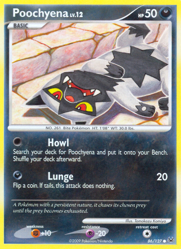 Poochyena (86/127) [Platinum: Base Set] | Pegasus Games WI
