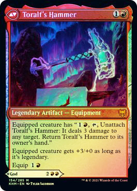 Toralf, God of Fury // Toralf's Hammer [Kaldheim Prerelease Promos] | Pegasus Games WI