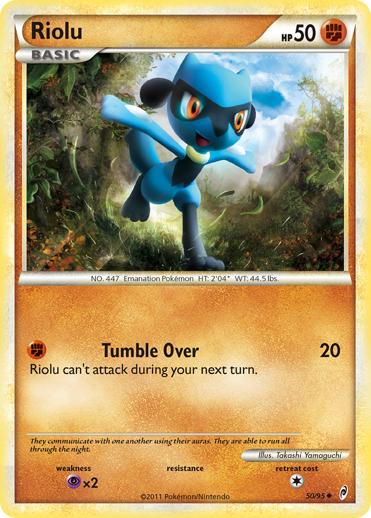 Riolu (50/95) [HeartGold & SoulSilver: Call of Legends] | Pegasus Games WI