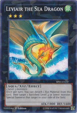 Leviair the Sea Dragon (Shatterfoil) [BP03-EN117] Rare | Pegasus Games WI