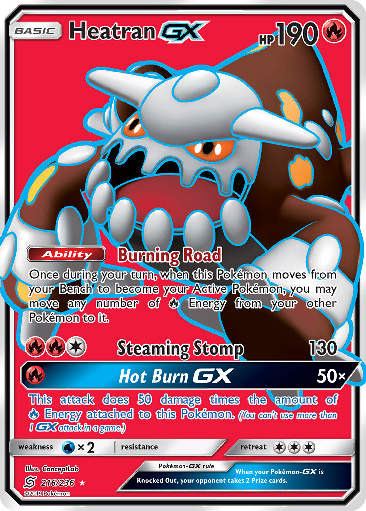 Heatran GX (216/236) [Sun & Moon: Unified Minds] | Pegasus Games WI