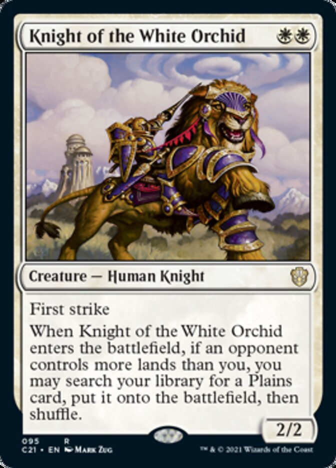 Knight of the White Orchid [Commander 2021] | Pegasus Games WI