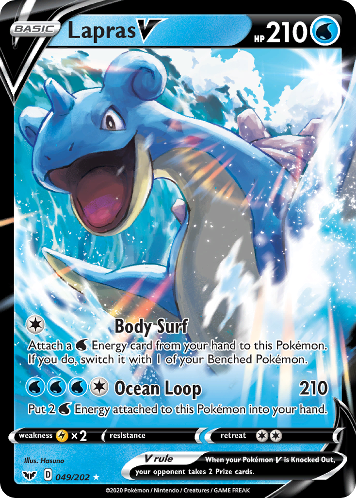 Lapras V (049/202) [Sword & Shield: Base Set] | Pegasus Games WI