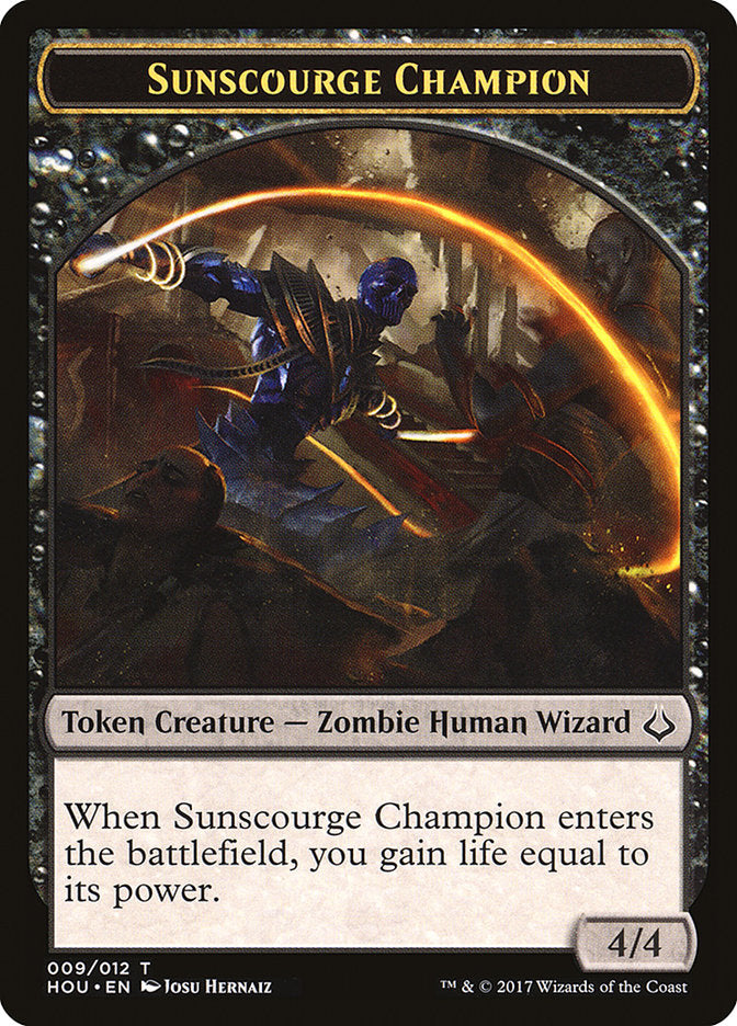 Sunscourge Champion Token [Hour of Devastation Tokens] | Pegasus Games WI