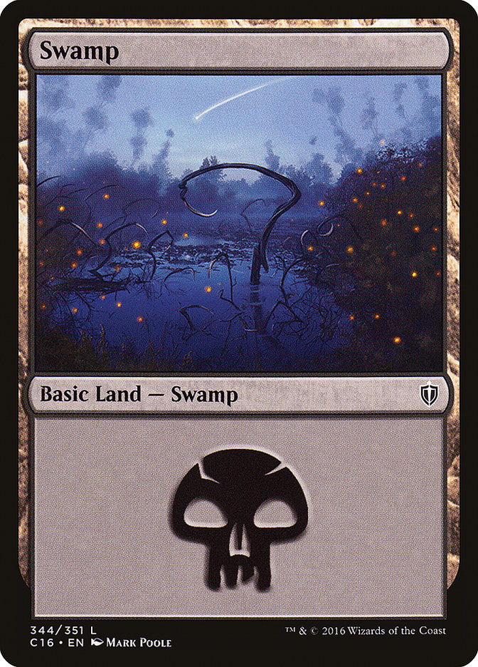 Swamp (344) [Commander 2016] | Pegasus Games WI