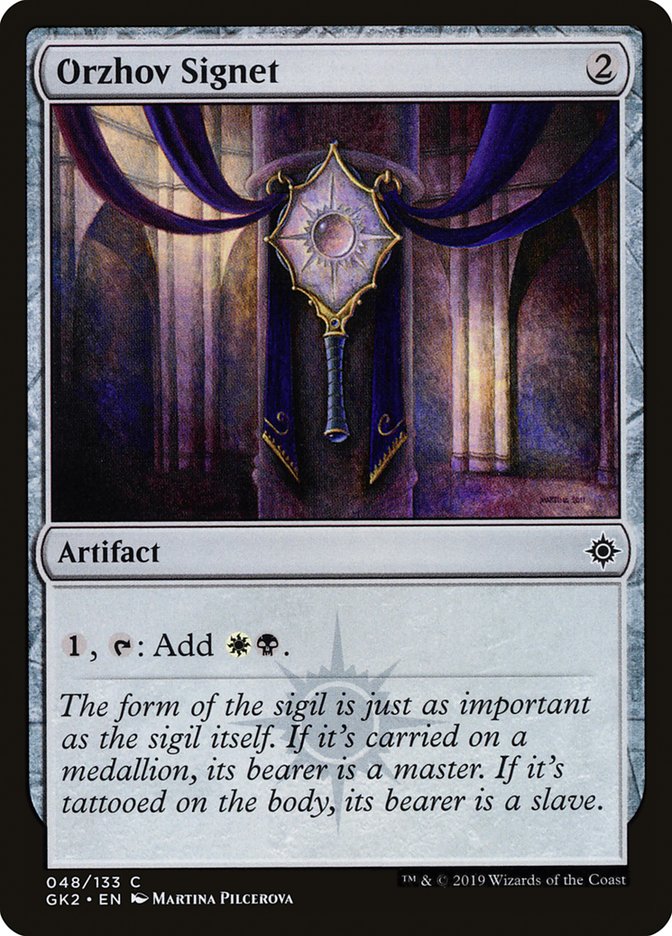 Orzhov Signet [Ravnica Allegiance Guild Kit] | Pegasus Games WI