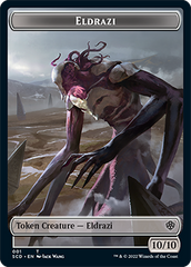 Eldrazi // Soldier Double-Sided Token [Starter Commander Decks] | Pegasus Games WI