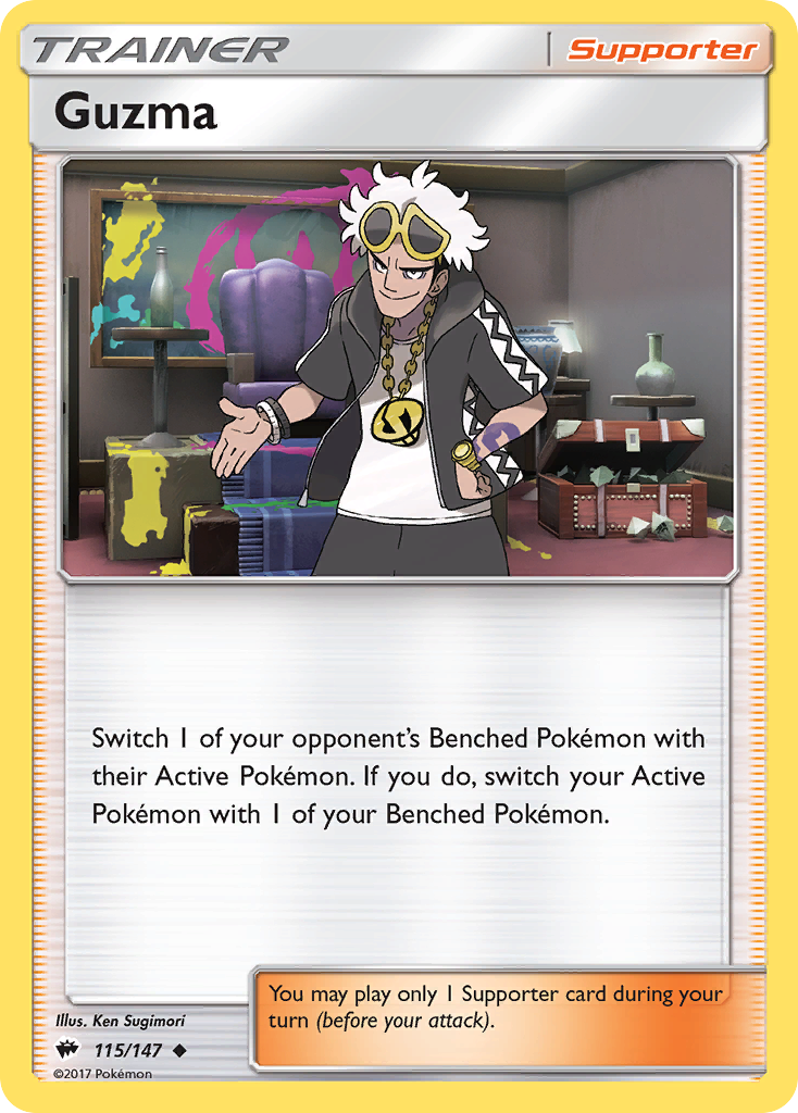 Guzma (115/147) [Sun & Moon: Burning Shadows] | Pegasus Games WI