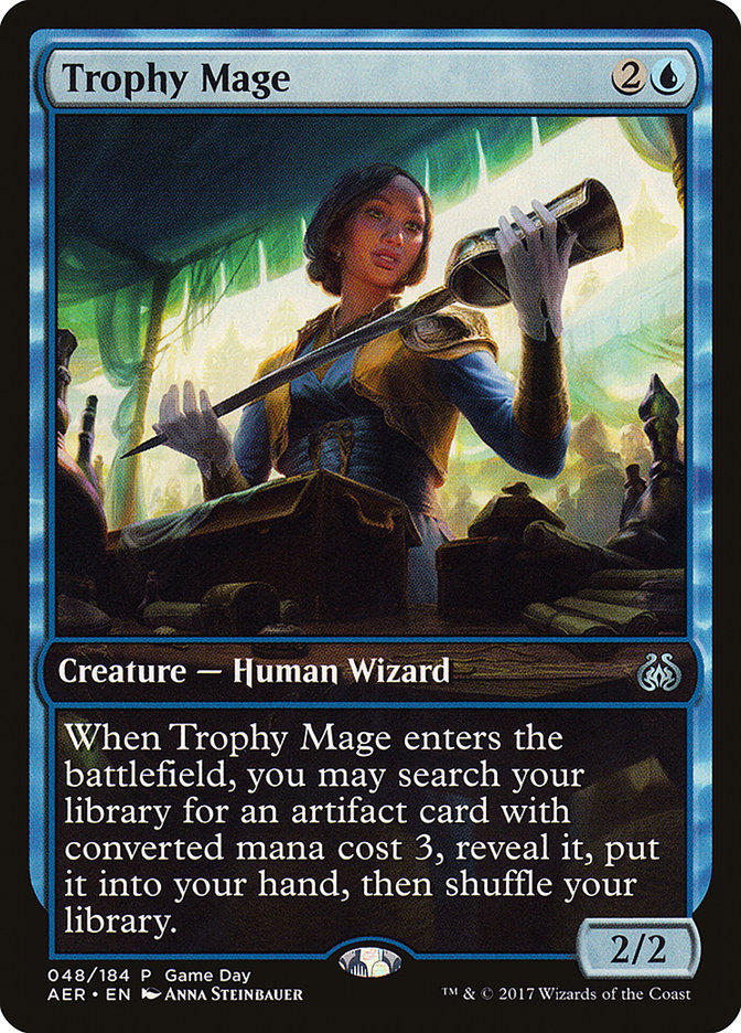 Trophy Mage (Game Day) [Aether Revolt Promos] | Pegasus Games WI
