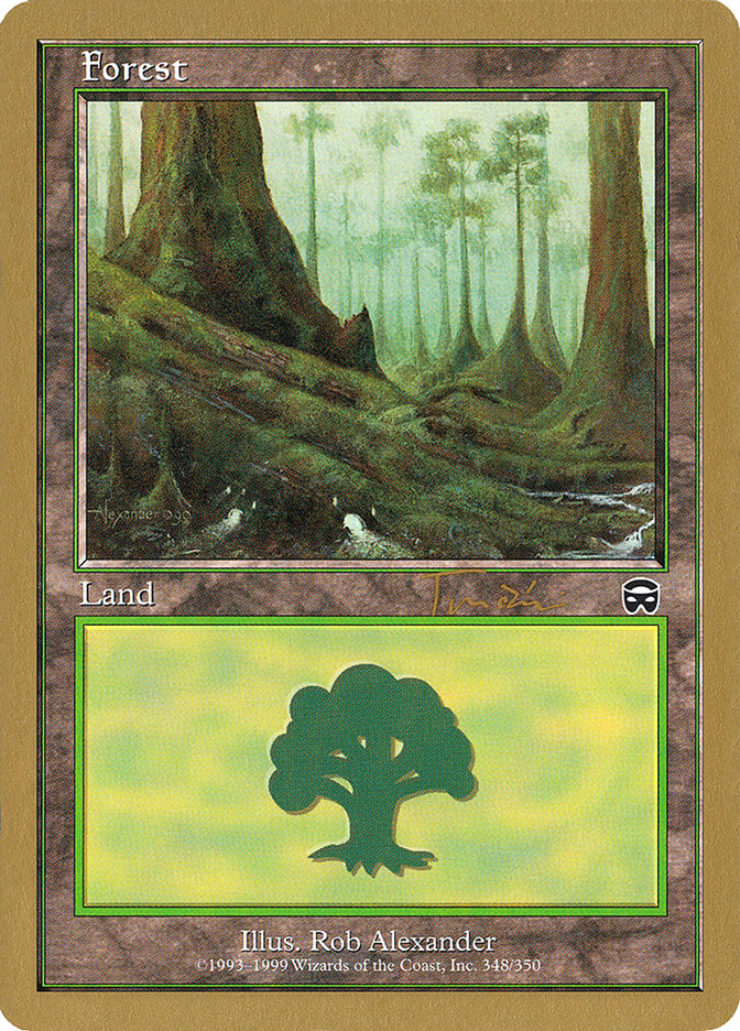 Forest (jt348) (Jan Tomcani) [World Championship Decks 2001] | Pegasus Games WI