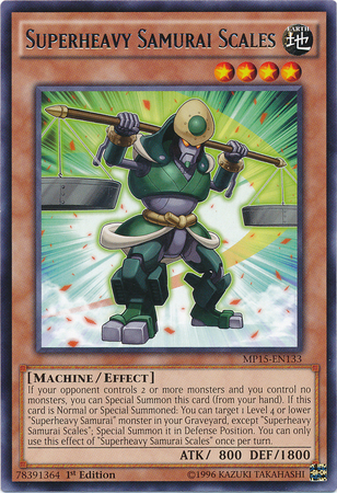 Superheavy Samurai Scales [MP15-EN133] Rare | Pegasus Games WI
