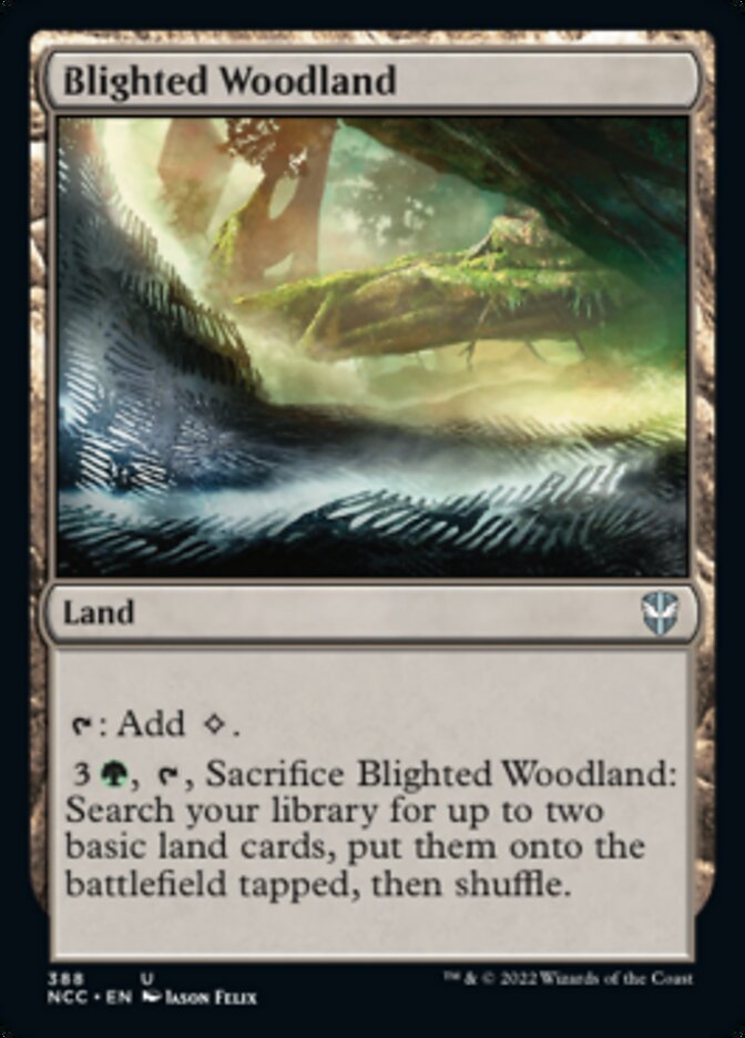 Blighted Woodland [Streets of New Capenna Commander] | Pegasus Games WI
