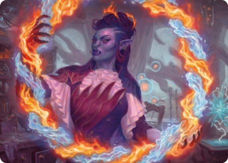 Rootha, Mercurial Artist Art Card [Strixhaven: School of Mages Art Series] | Pegasus Games WI