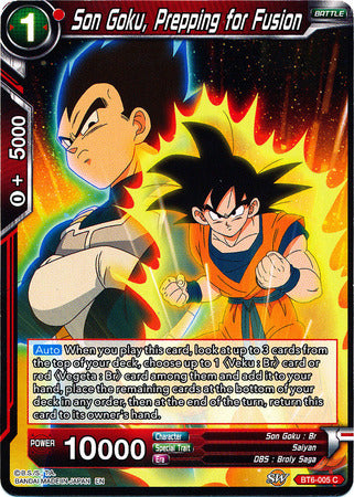 Son Goku, Prepping for Fusion [BT6-005] | Pegasus Games WI